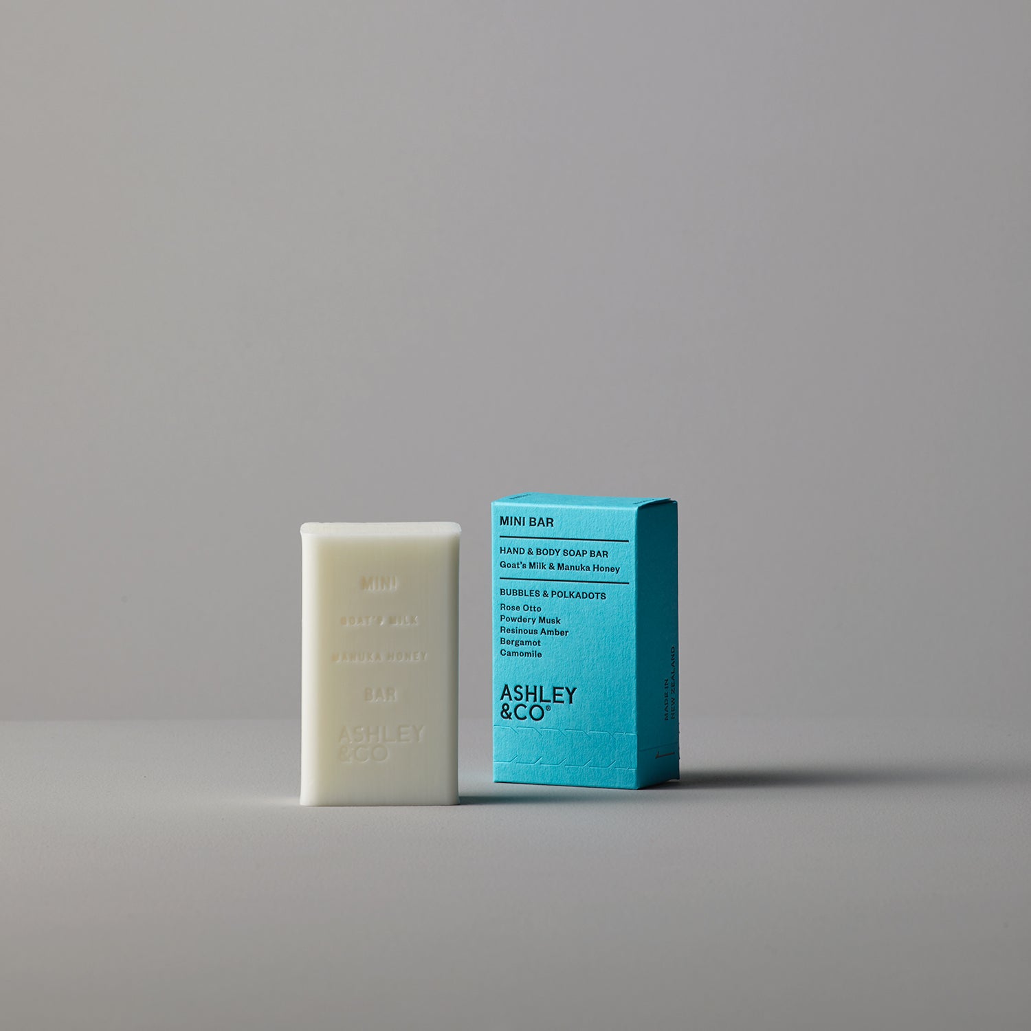 Ashley and Co Mini Bar Soap - Bubbles & Polkadots | shelf home and gifts