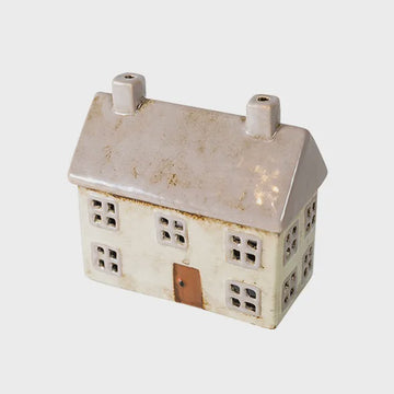 Alsace Tealight Cottage - Grey by french country