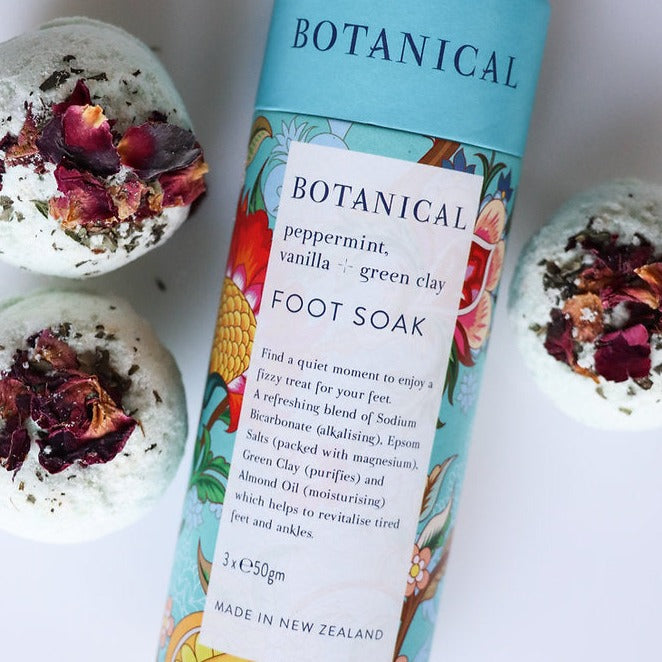 botanical foot soaks in tube