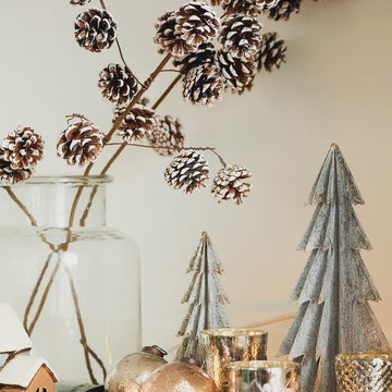 Branch - Whitewash Pinecone