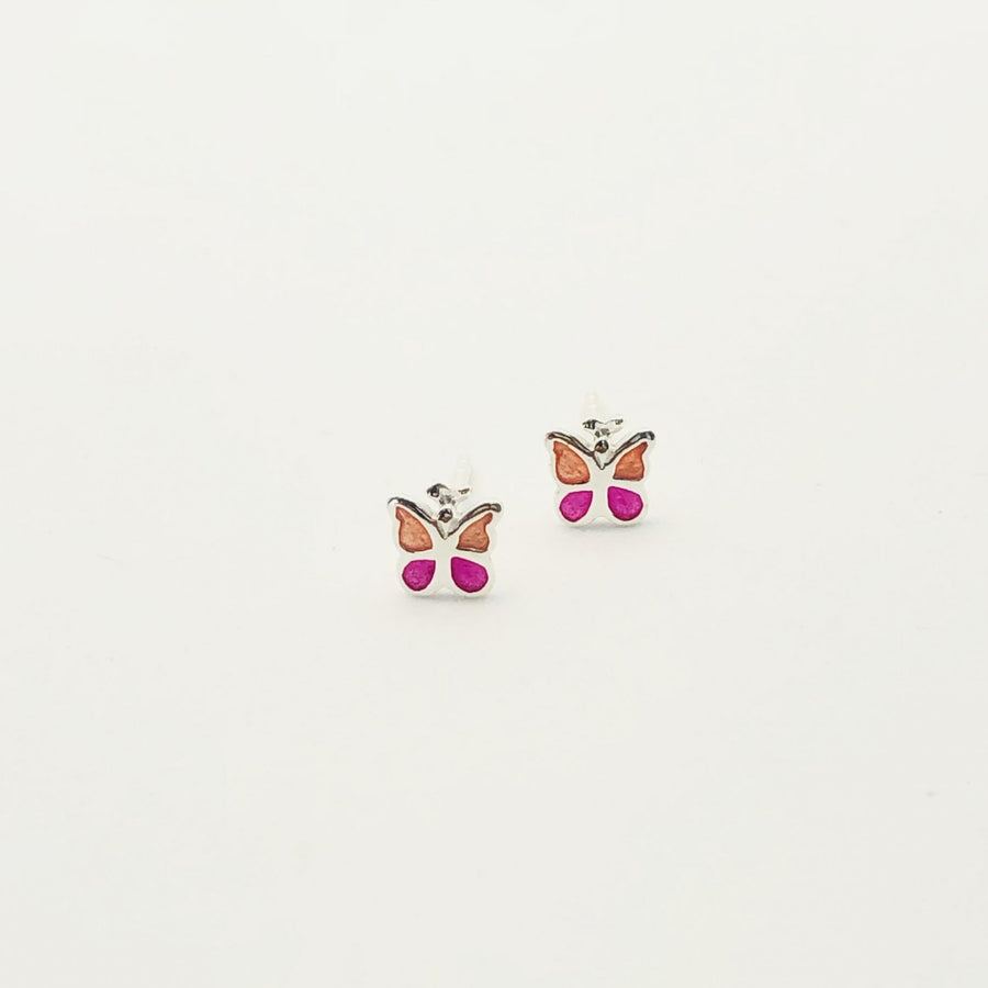 Sterling Silver Enamel Earrings - Assorted | Shelf Home and Gifts
