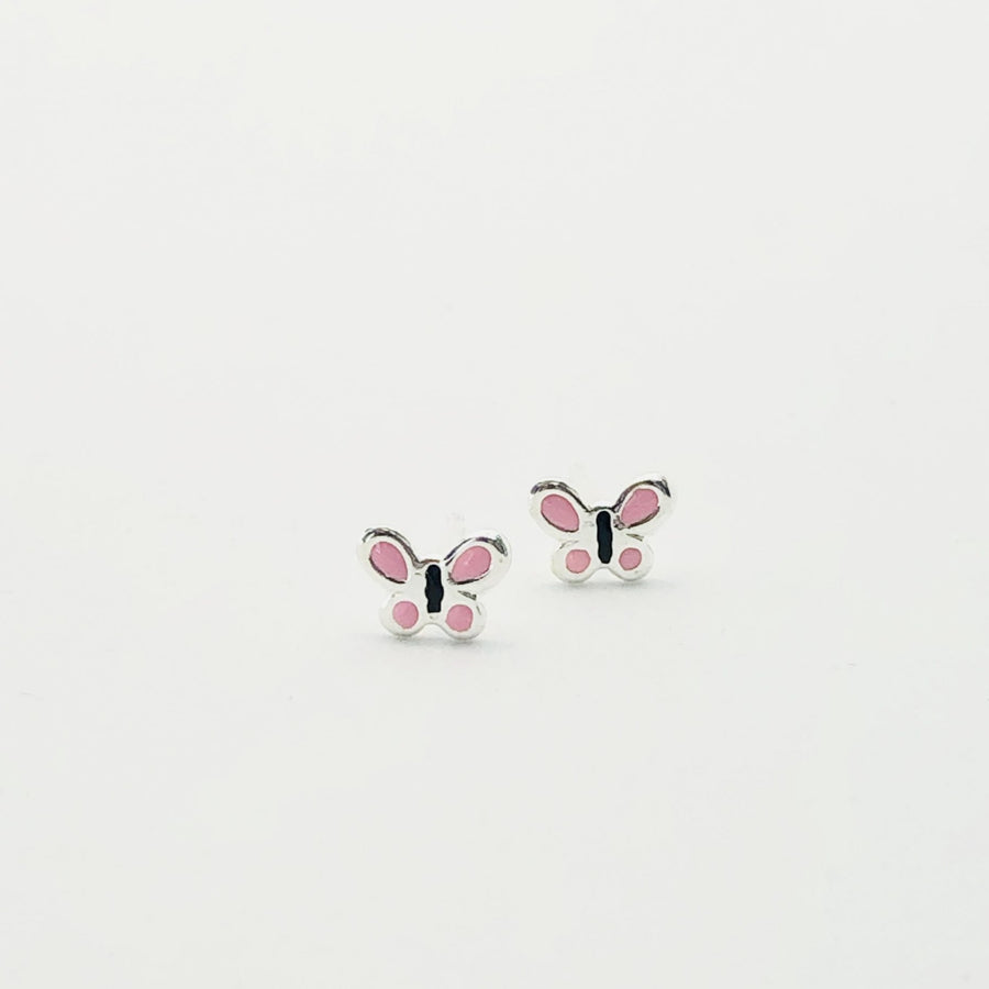Sterling Silver Enamel  Earrings - Assorted