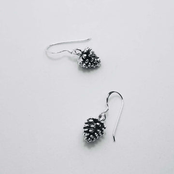 Some Sterling Silver Earrings - Pine Cone | shelf home and gifts