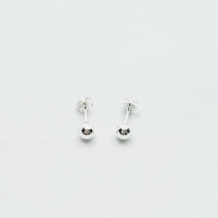 Sterling Silver Ball Studs