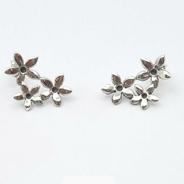 Sterling Silver Earring - Beautiful flower cluster