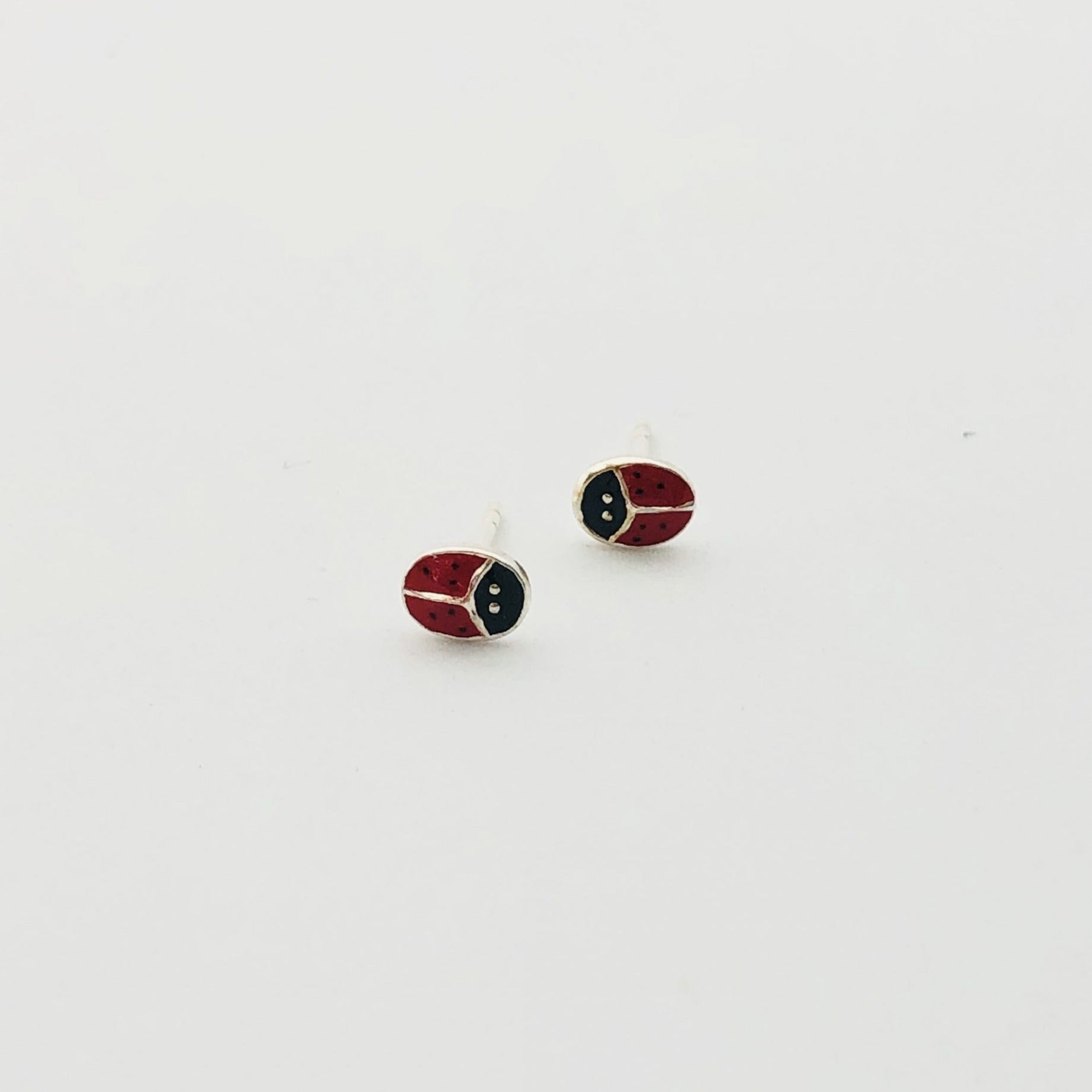 Sterling Silver Enamel Earrings - Assorted | Shelf Home and Gifts