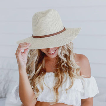 Panama Hat - Natural By Free Spirit Australia