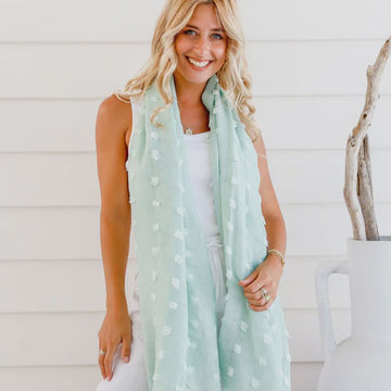 Flake Scarf - Mint
