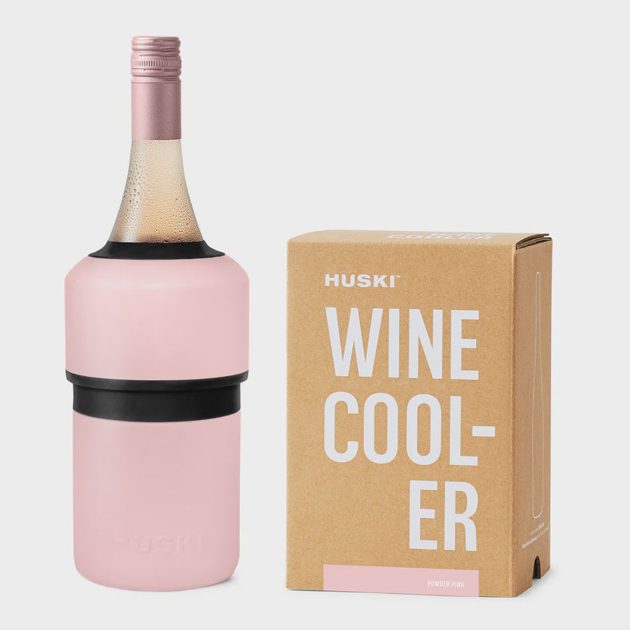 Huski Wine Bottle Cooler - powedery pink