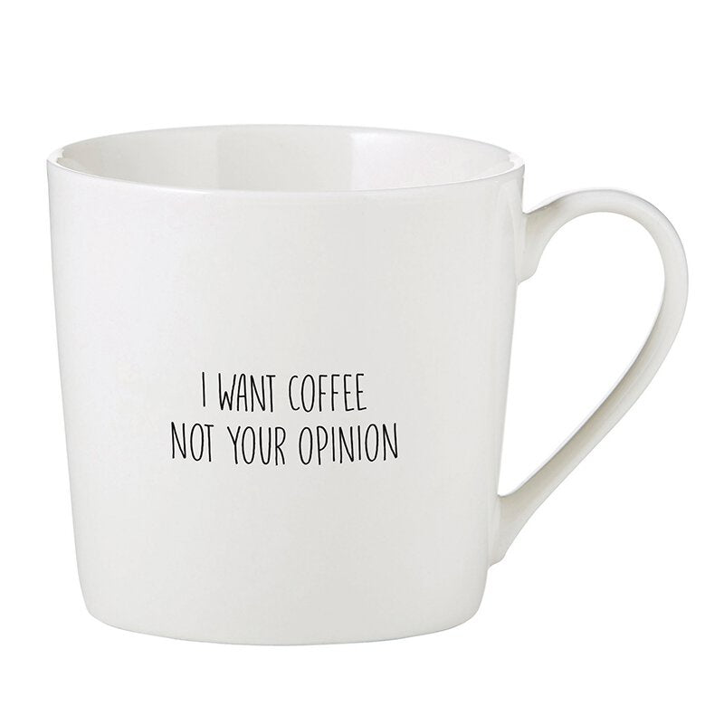 SBF3729 I want coffee not your opinion mug