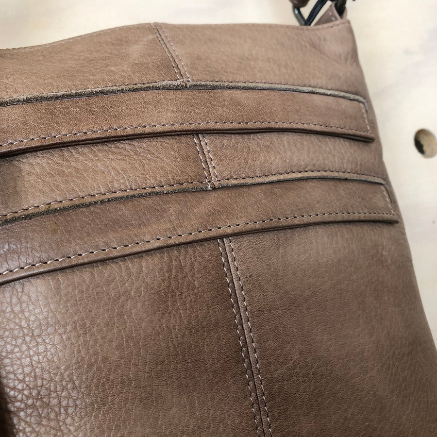 Leather Bag - Wendy Latte