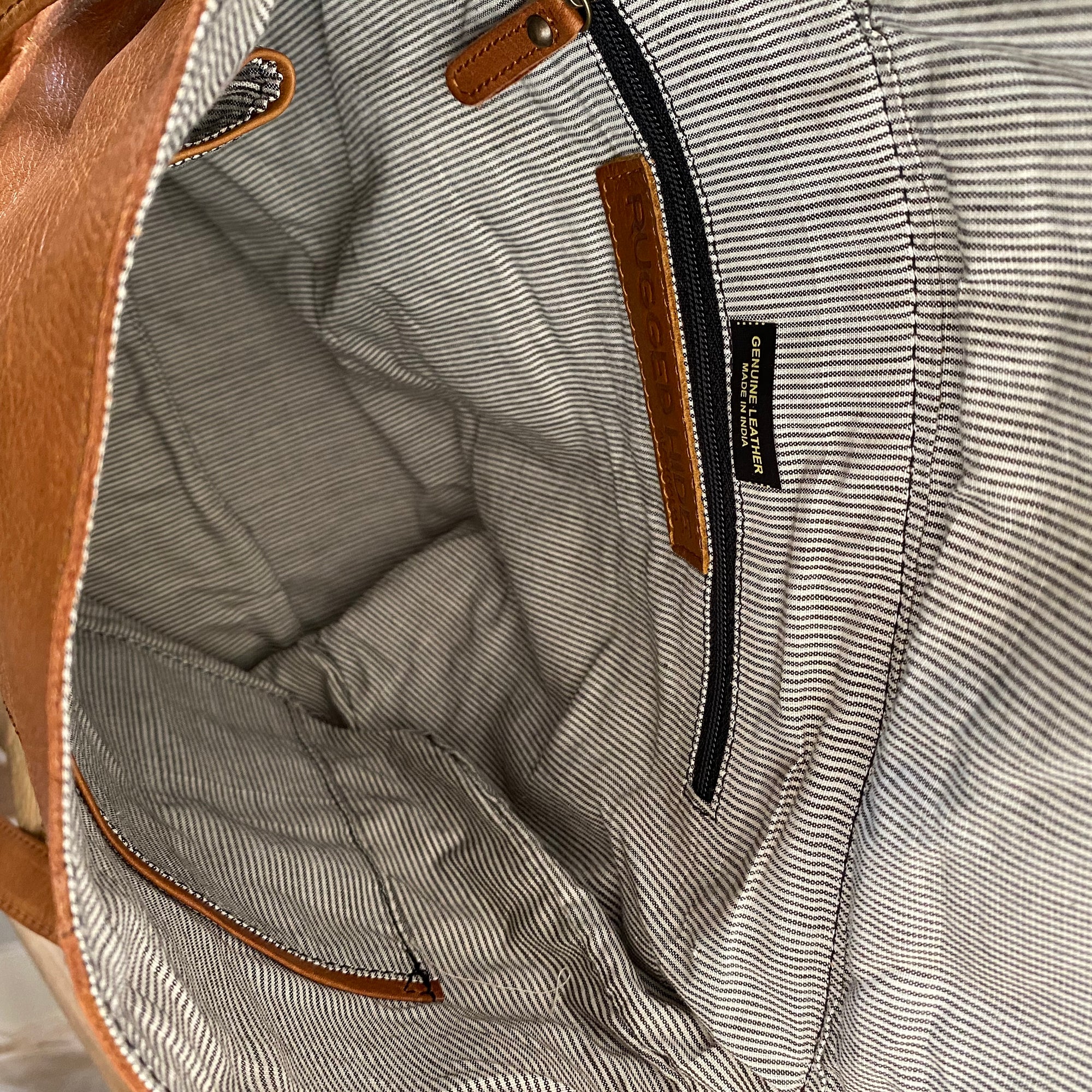 Leather Bag - Bianca Tan