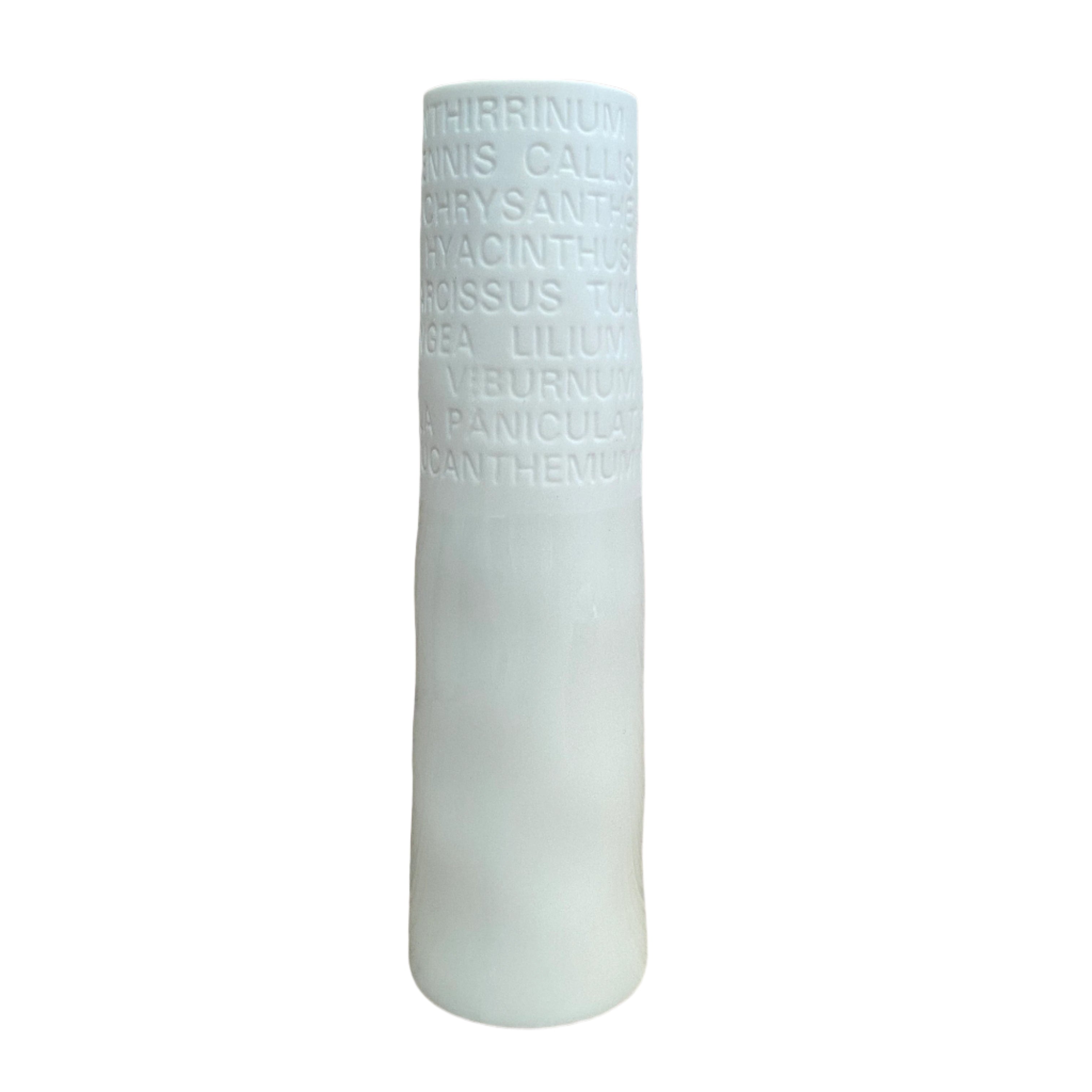 Vase - Narrow Embossed Rader