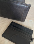 Leather Wallet - Ami Brown