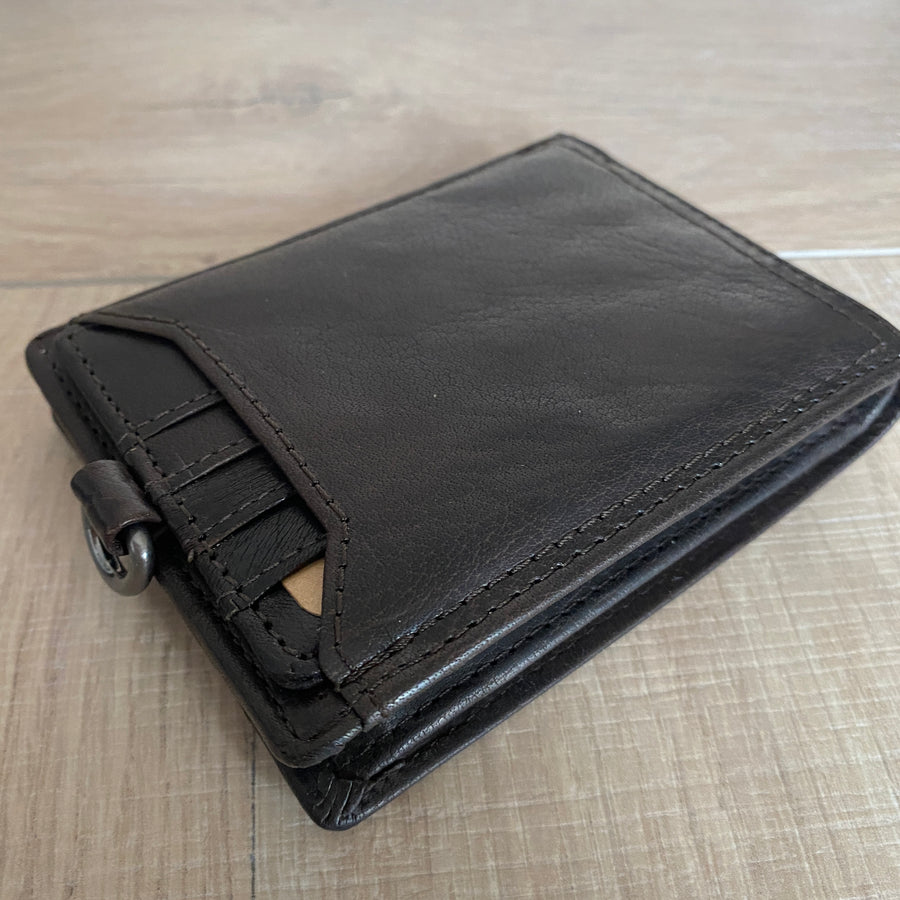 Leather Wallet - Ami Brown