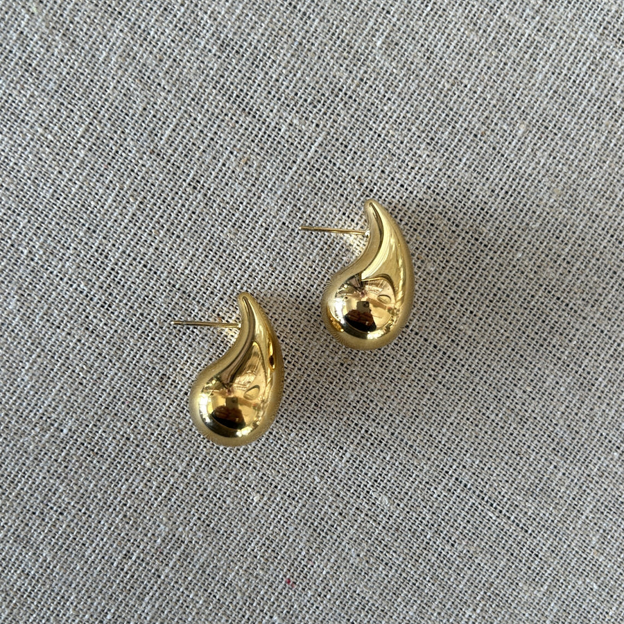 Earrings - Gold | Teardrops