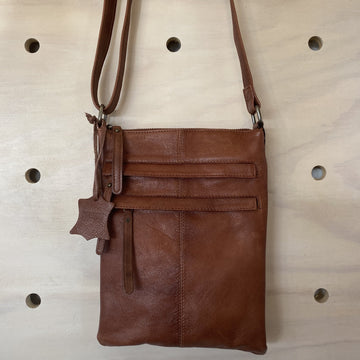 Leather bag Wendy brown