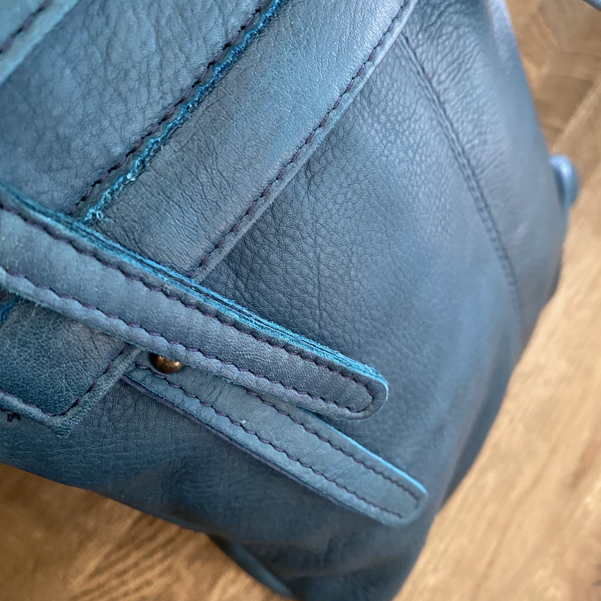 Leather Bag Wendy - Midnight Blue