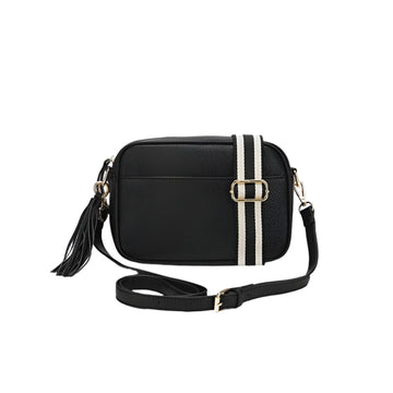 Indie Black Crossbody Bag by Black Caviar