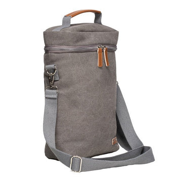 Kayce Double Wine Bag - Grey