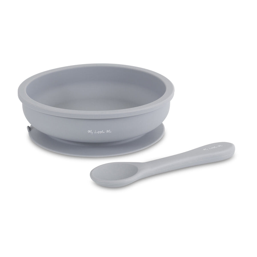 My Little Me suction Plate and spoons set winter sky