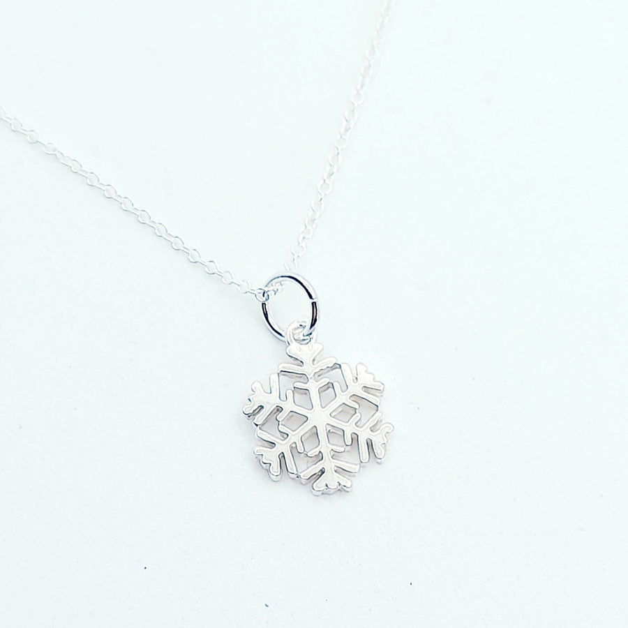 Sterling Silver Necklace - Snowflake