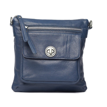 Leather Bag - Sylvia Indigo Blue