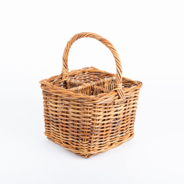 Rattan 4 Bottle Carrier by Trade Aid