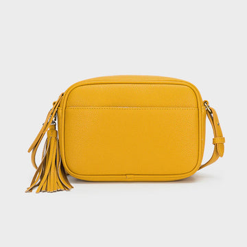Raven Mustard Crossbody Bag by Black Caviar