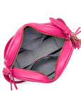 Raven Fuchsia Crossbody Bag by Black Caviar