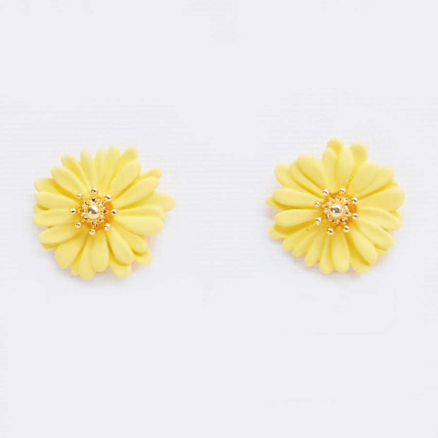 S+G Earrings - Mini Flower|Yellow
