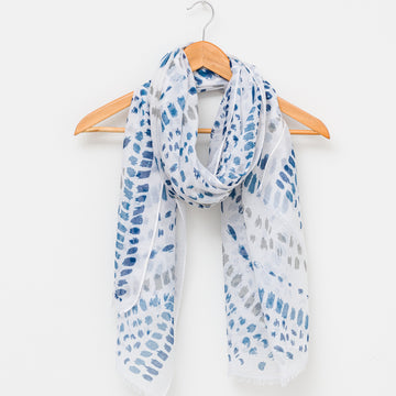 S + G Scarf - Boho Blues