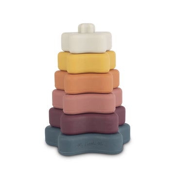 Silicone Stacking Star Toy - Earthy My Little Me