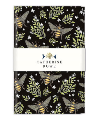 Stitched Notebook - Honey Bee