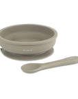 My Little Me suction Plate and spoons set sage