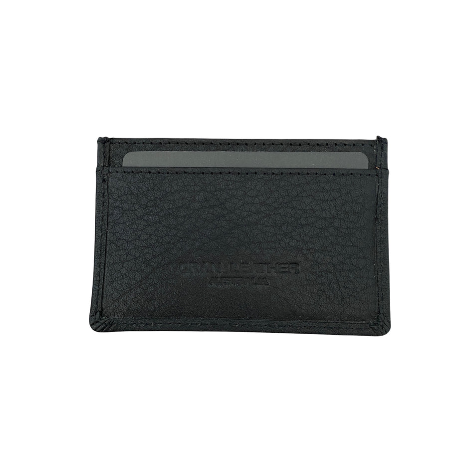 Leather Card Wallet - Uri rugged hide