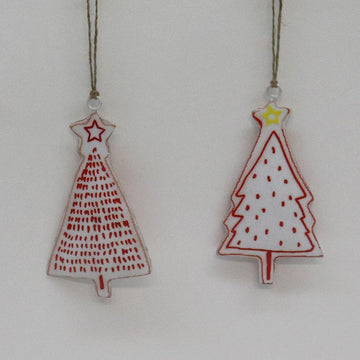 Christmas Decoration - Tin Trees