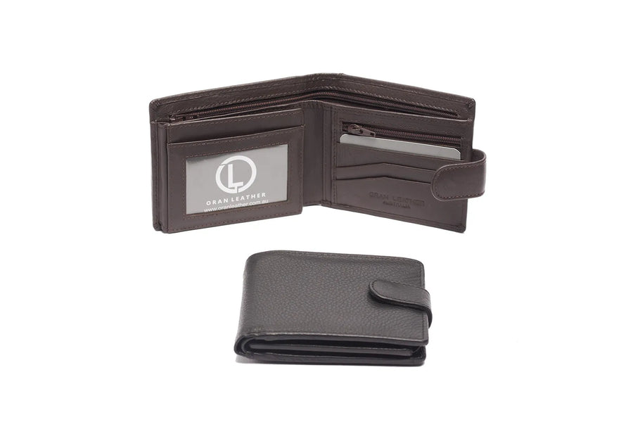 Leather Wallet - Zac Black