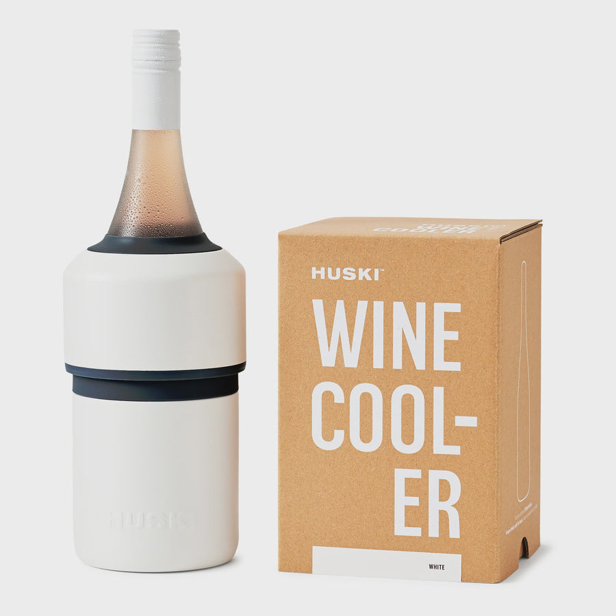 Huski Wine Bottle Cooler - White