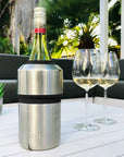 Huski Wine Bottle Cooler - White