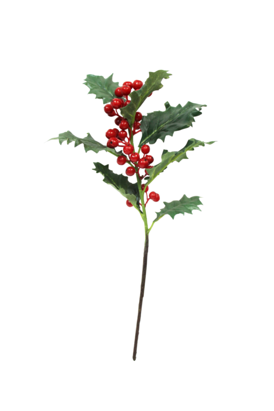 Christmas - Holly Stem | Shelf Home and GIfts