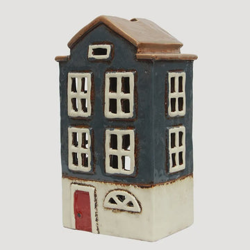 Alsace Tealight House Nordic - Navy