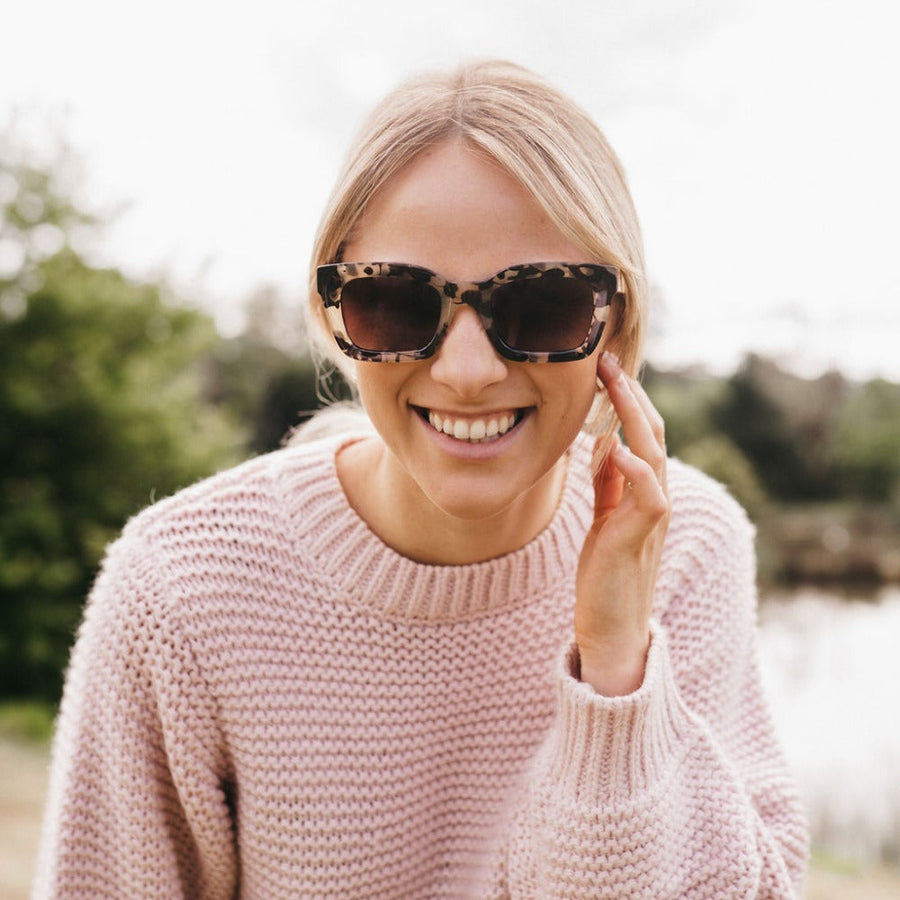 Soek Sunglasses - Zahra Opal Tortoise