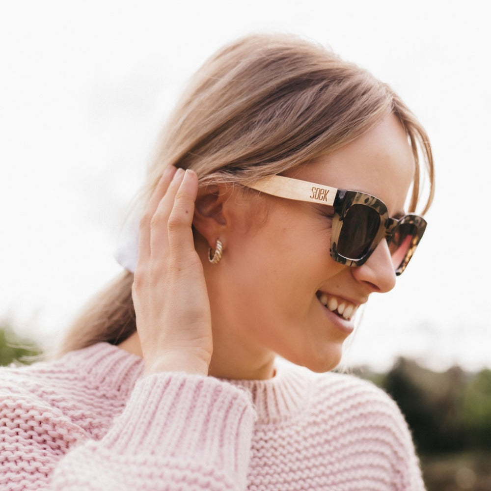 Soek Sunglasses - Zahra Opal Tortoise