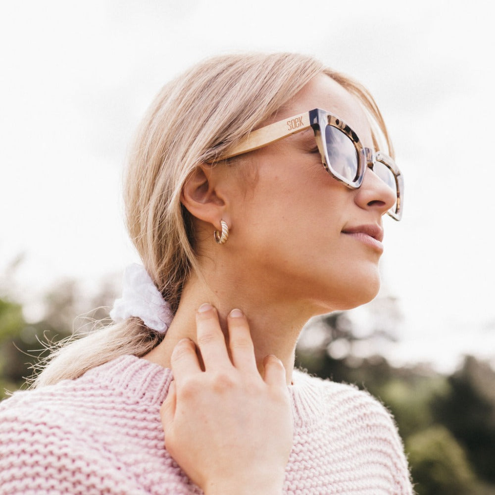 Soek Sunglasses - Zahra Opal Tortoise