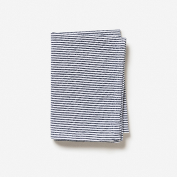Citta Tea Towel - Striped Washed Cotton / Navy | Shelf Home and Gifts