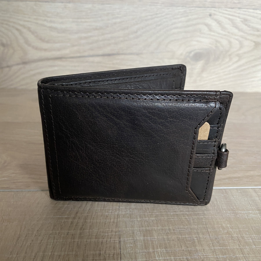 Leather Wallet - Ami Brown