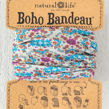 Boho Bandeau - Grey Flower Stamp by Natural Life