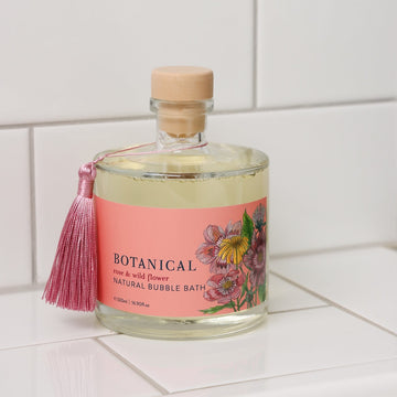 Botanical Natural Bubble Bath - Rose + Wild Flower