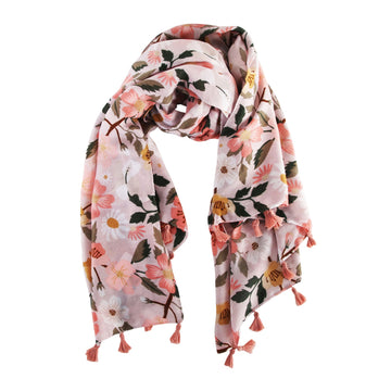 Bouquet Scarf - Pink